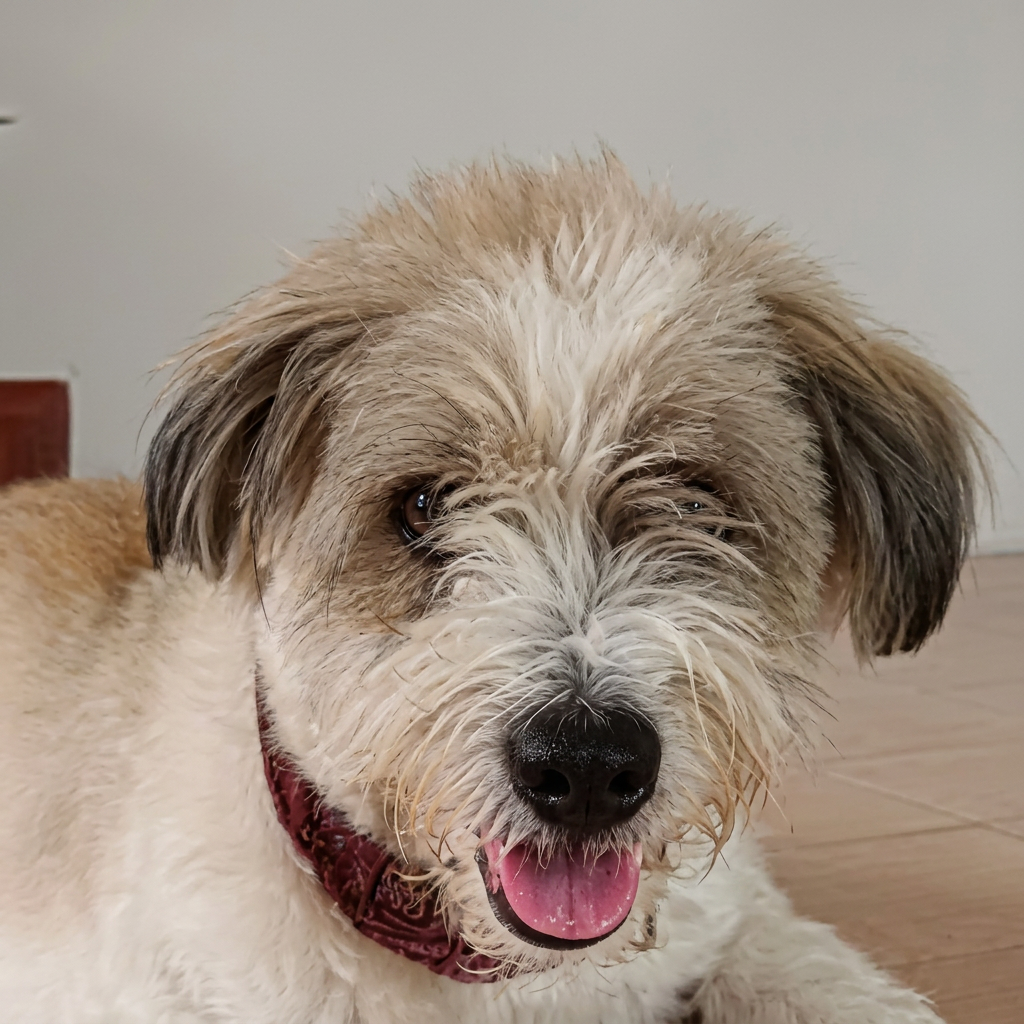 Rocky, resident dog at Koh Shanti